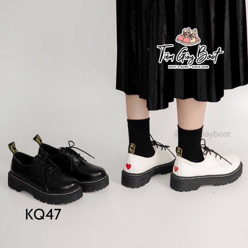 Giày Boot Cổ Thấp, Bốt Nữ Cổ Thấp Gót Tim Siêu Xinh Full Box - Tiệm Giày Boot