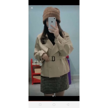 áo khoác măng tô dáng ngắn | BigBuy360 - bigbuy360.vn