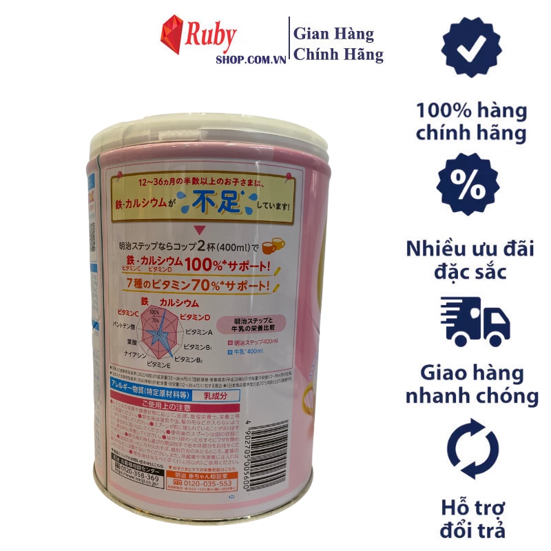 Sữa Bột Meiji Nội Địa Số 1 Lon 800g