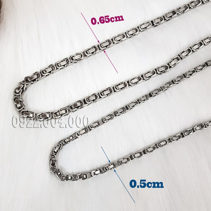 Dây chuyền nam bảng vuông DZ1482