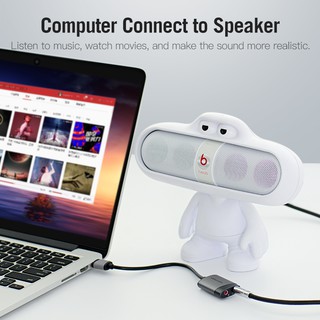 Bộ chuyển đổi âm thanh Vention thẻ âm thanh USB của sang micrô 3,5 mm Âm thanh nổi 2 trong 1