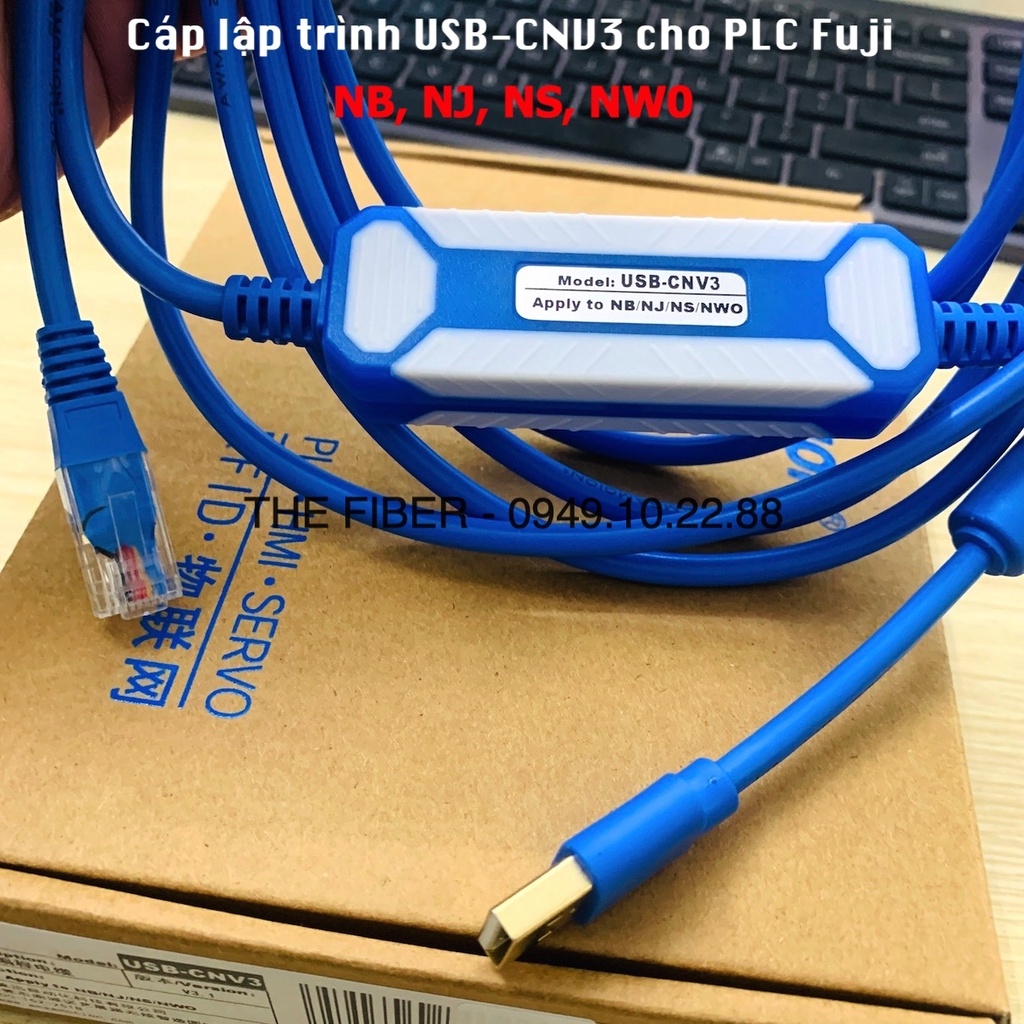 Cáp lập trình USB-CNV3 cho PLC Fuji NB NJ NS NW0