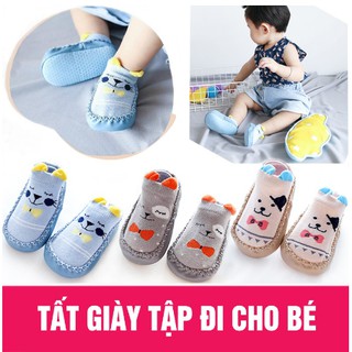 [NHẬP KIDTET hoàn 15% xu đơn 150k] Giày Tất Tập Đi Chống Trượt Cho Bé 6- 24 Tháng (1 Đôi)