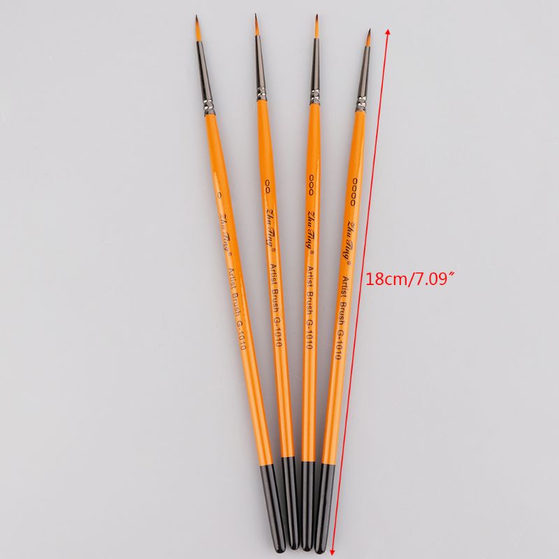 Set 10 Bút Vẽ Tranh Đầu Móc Mảnh Chất Liệu Nylon