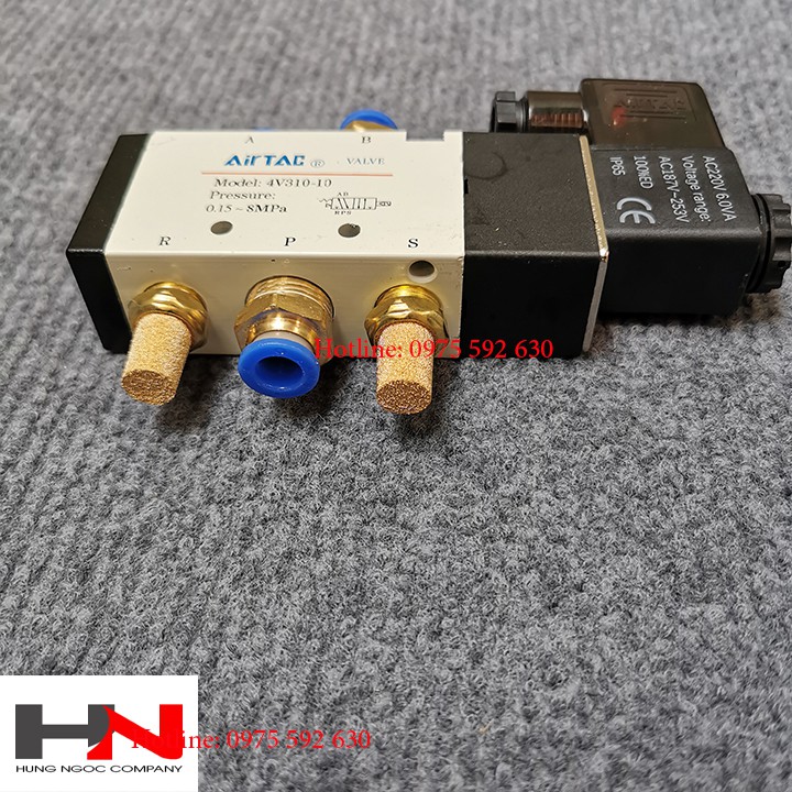 Bộ van điện từ 4v310-10 điện 220v 24v