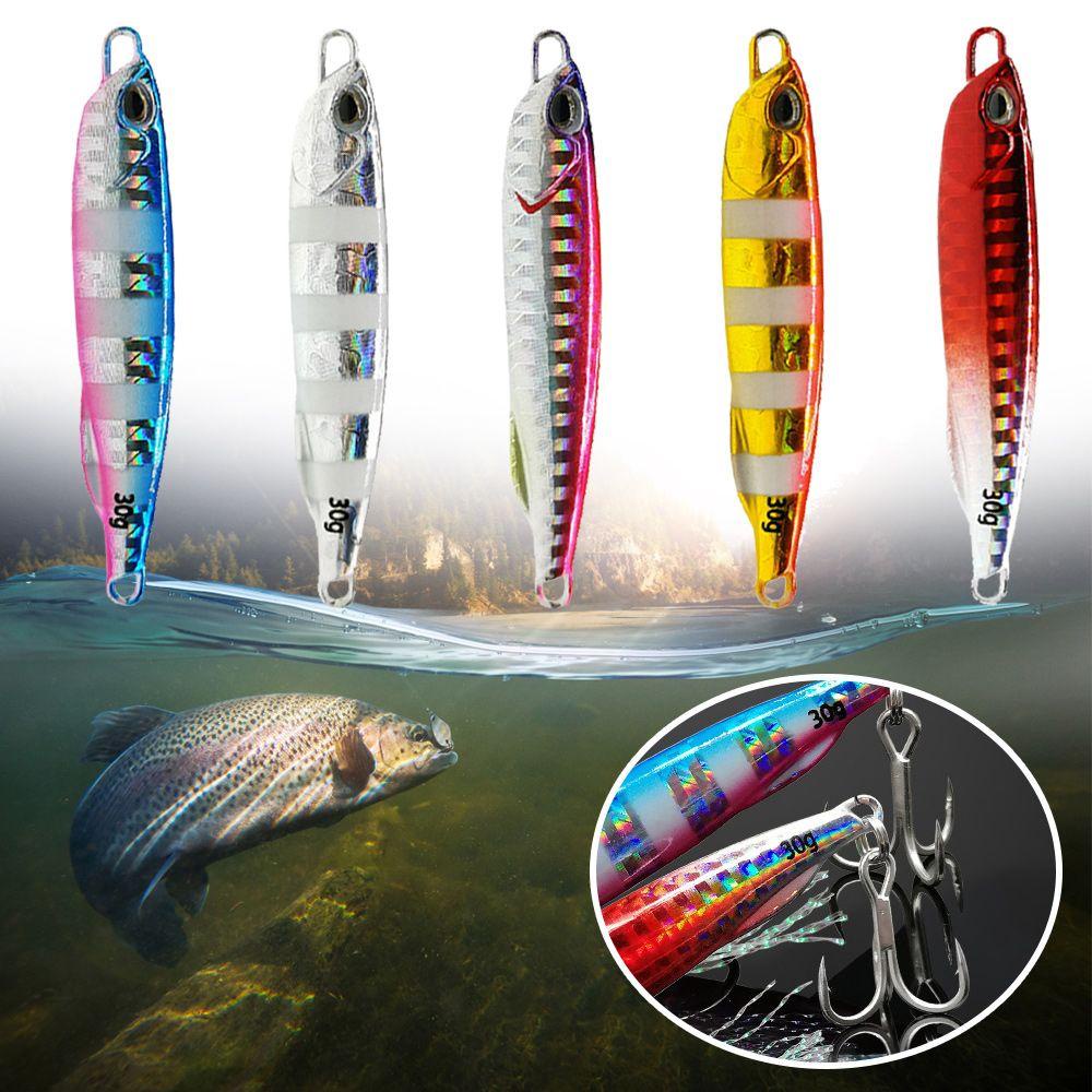 Set 2 Mồi Câu Cá Giả Bằng Kim Loại 50G 85mm Nhiều Màu Sắc