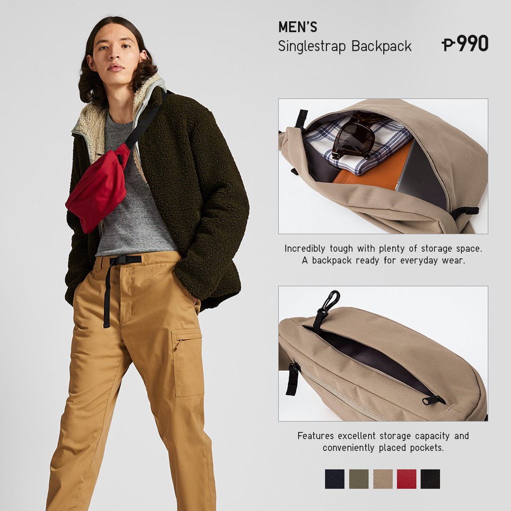 (UNI Nhật  chính hãng) NAM/ Nữ - Túi đeo chéo/ Túi đeo hông bằng vải  Uniqlo Singlestrap Backpack | BigBuy360 - bigbuy360.vn