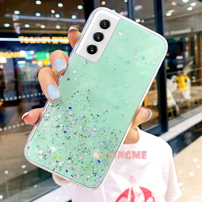 Ốp Điện Thoại Silicone Mềm Trong Suốt Đính Kim Tuyến Cho Samsung Galaxy S21FE 5G S20 S21 S 21 Ultra Plus FE 4G 5G