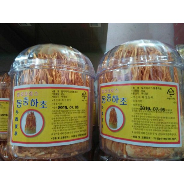 Hoa Đông Trùng Hạ Thảo Hàn Quốc Dạng Khô hộp 45g