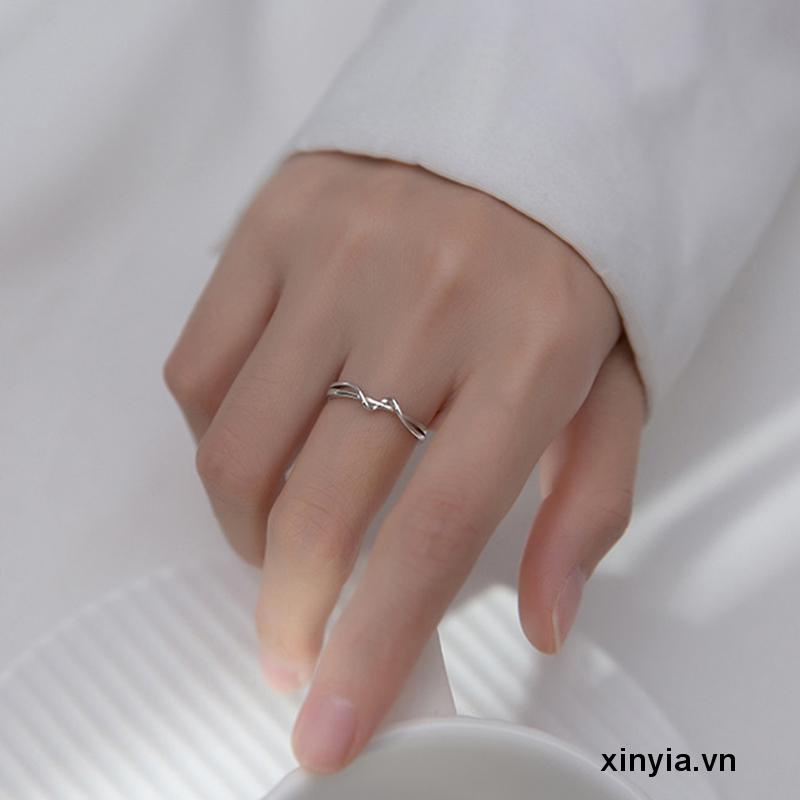 【xinyia.vn】Nhẫn Đeo Ngón Tay Mềm Mại Hình Học Đơn Giản Dành Cho Bạn Gái