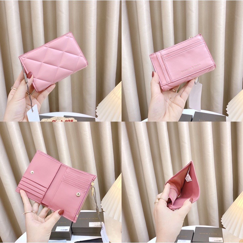 Ví nữ mini ngắn nhiều ngăn cầm tay đẹp thời trang hàng quảng châu cao cấp full box VN16
