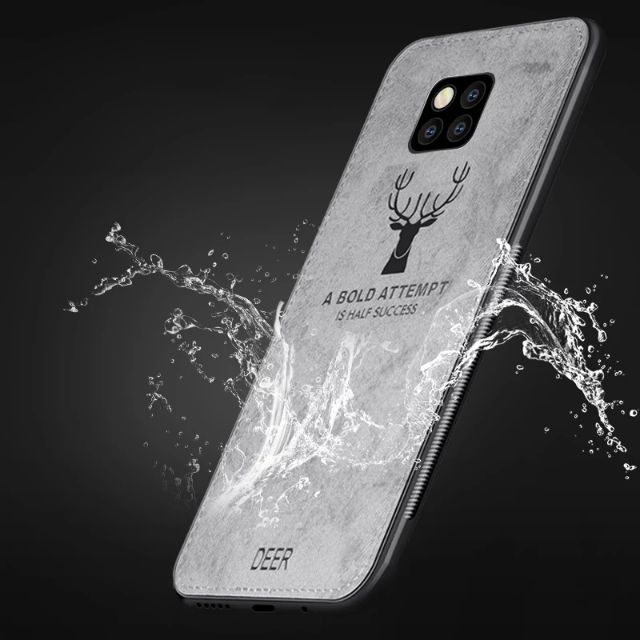 Ốp lưng Huawei Mate 20 chống sốc vải Deer HƯƠU thời trang cao cấp