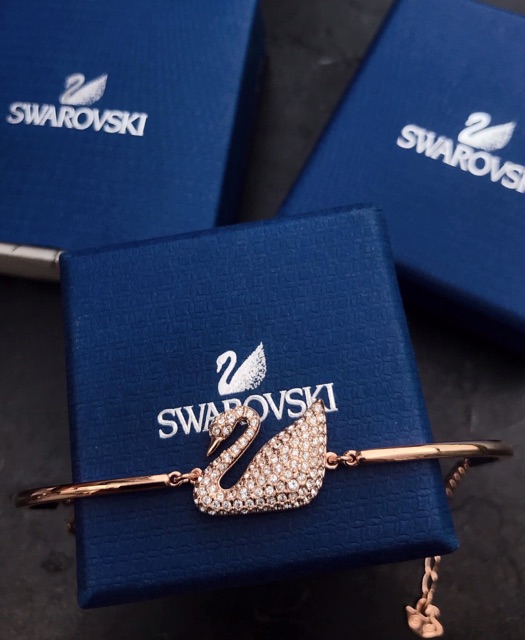 Lắc tay thiên nga Swarovski
