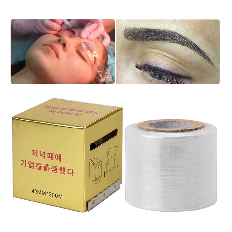Tấm Nhựa Quấn Xăm Lông Mày / Môi Dùng Một Lần Tiện Dụng