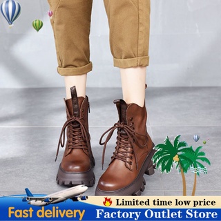 Giày bốt da mềm dày dặn 10Day Dr. Martens 2021 cho nữ
