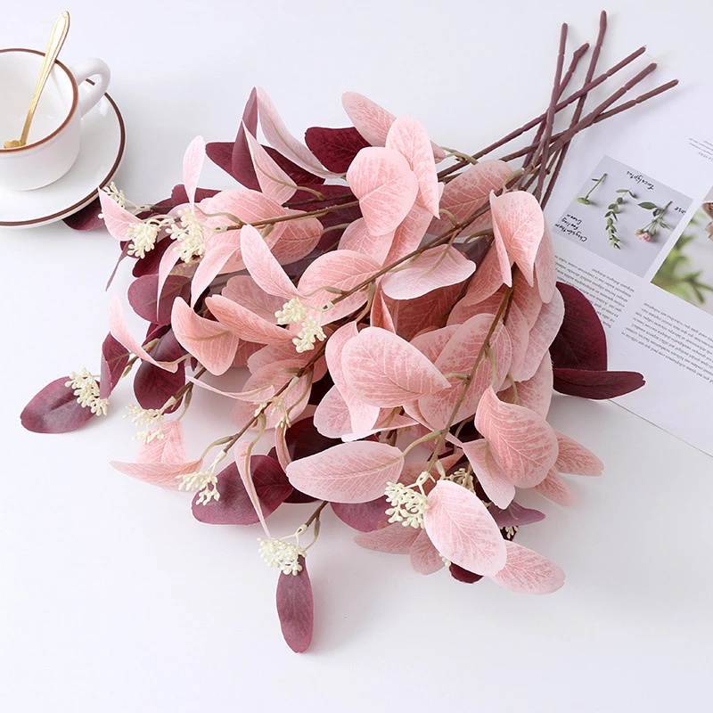1 Nhánh Cây Khuynh Diệp Nhân Tạo Dùng Trang Trí Nhà Cửa/Văn Phòng