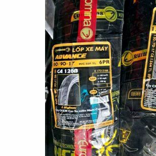 Lốp 80/90-17 Độ lớn trước Exiter/Winner 135/150 ko dùng săm.