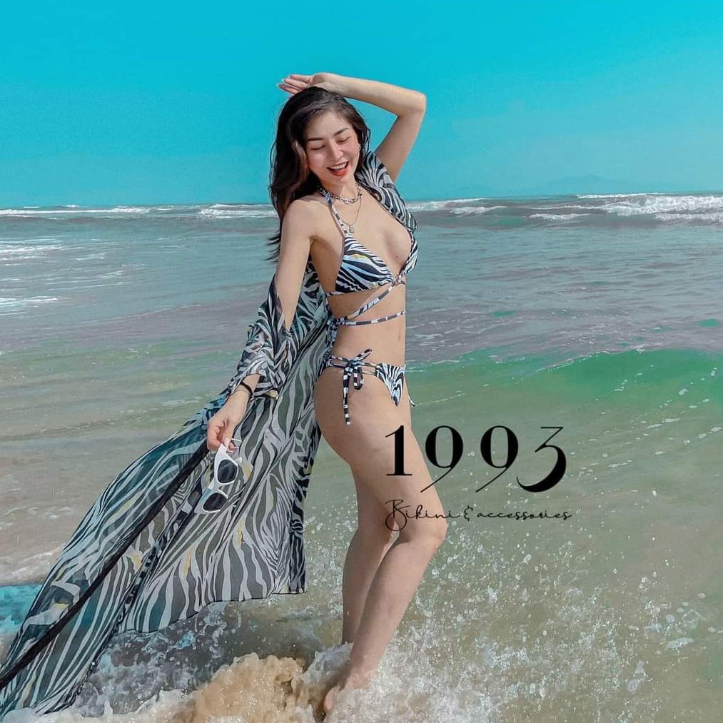 Bikini Nữ 2 Mảnh Khăn Choàng Khoác Ngoài Đồ Bơi Nữ Bin Sports BHV107 | BigBuy360 - bigbuy360.vn