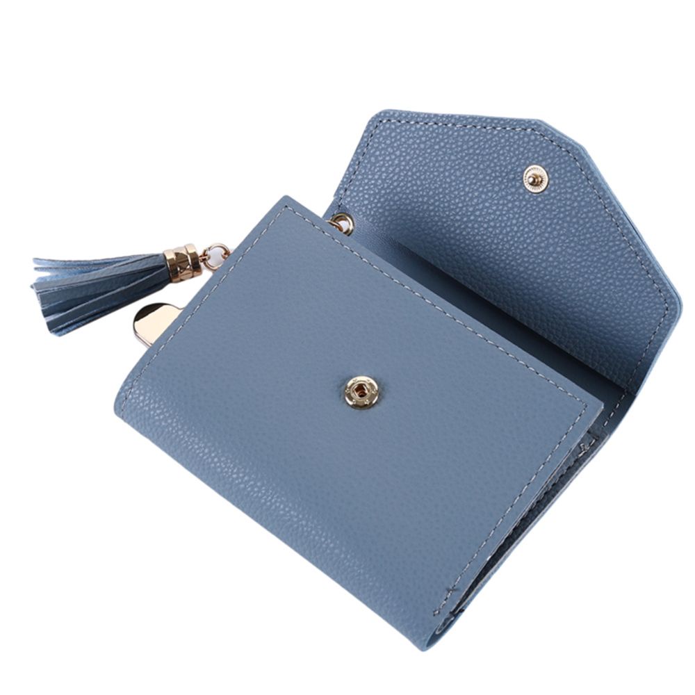 QUINTON Students Purse Female ID Card Holder Wallet Women Love Pendant Fashion Mini Tassel Lovely Money Bag Short Wallets