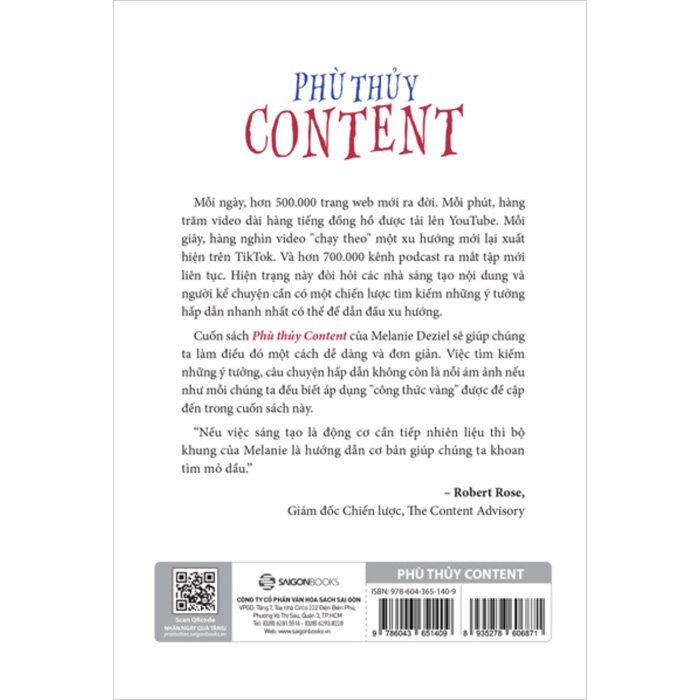 Sách - Phù Thủy Content - Tác Giả Melanie Deziel
