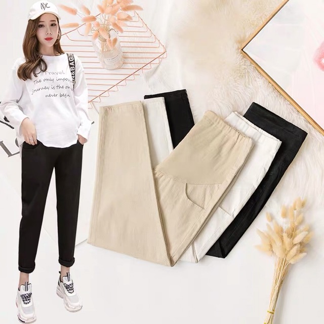🤰quần bầu kaki mềm đẹp quảng châu