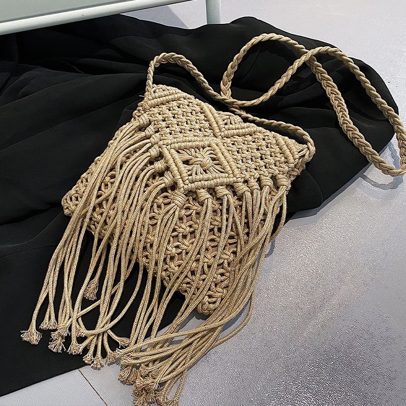 Túi Đeo Vai Đan Rơm Thời Trang Sành Điệu Cho Nữ