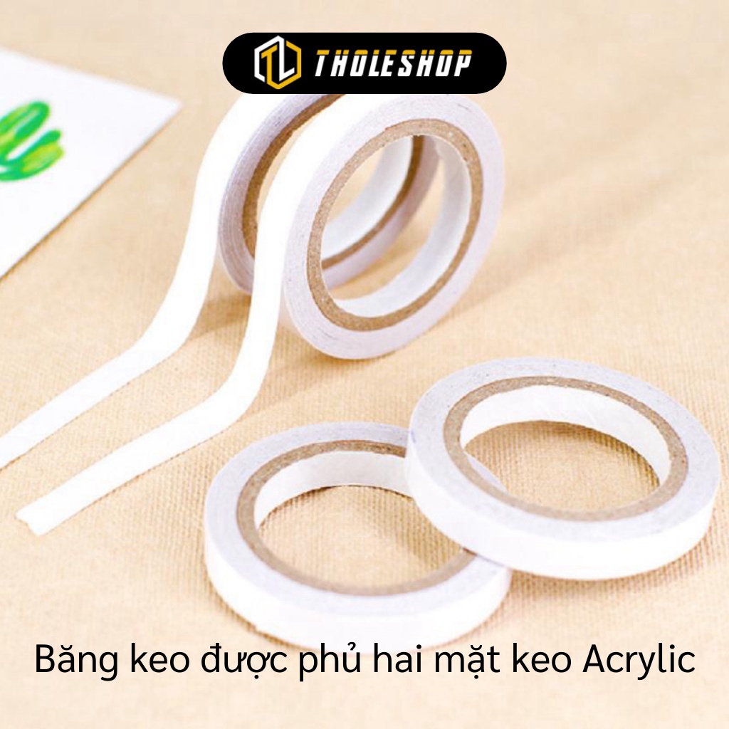 [SGD] Keo 2 Mặt - Băng Keo Giấy 2 Mặt Acrylic Dai, Bền, Bám Dính Tuyệt Vời 6556