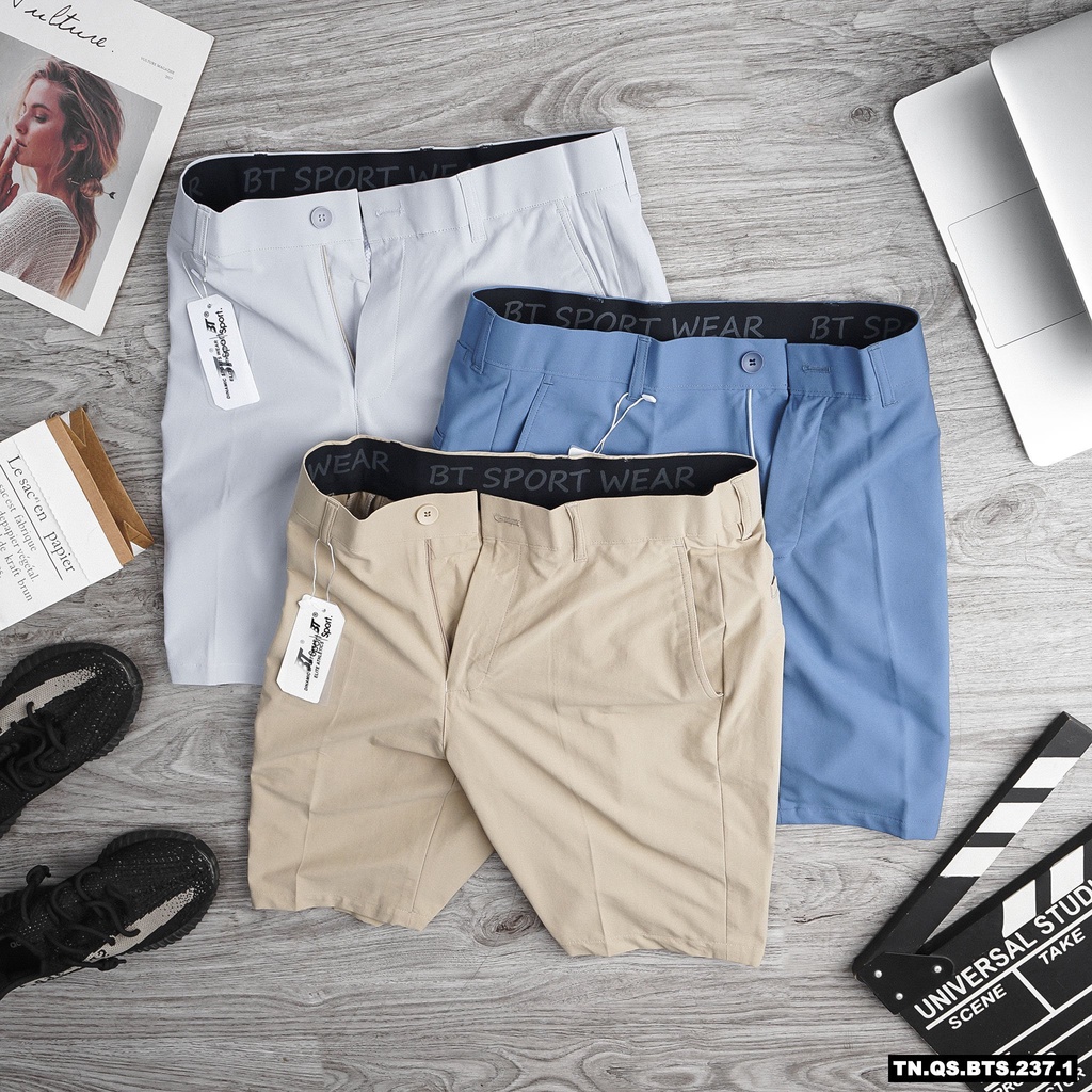 Quần Short Golf ngắn nam BT GOLF SHORTS,Vải xi thể thao,thoáng mát,vận động thoải mái-HÀNG VNXK
