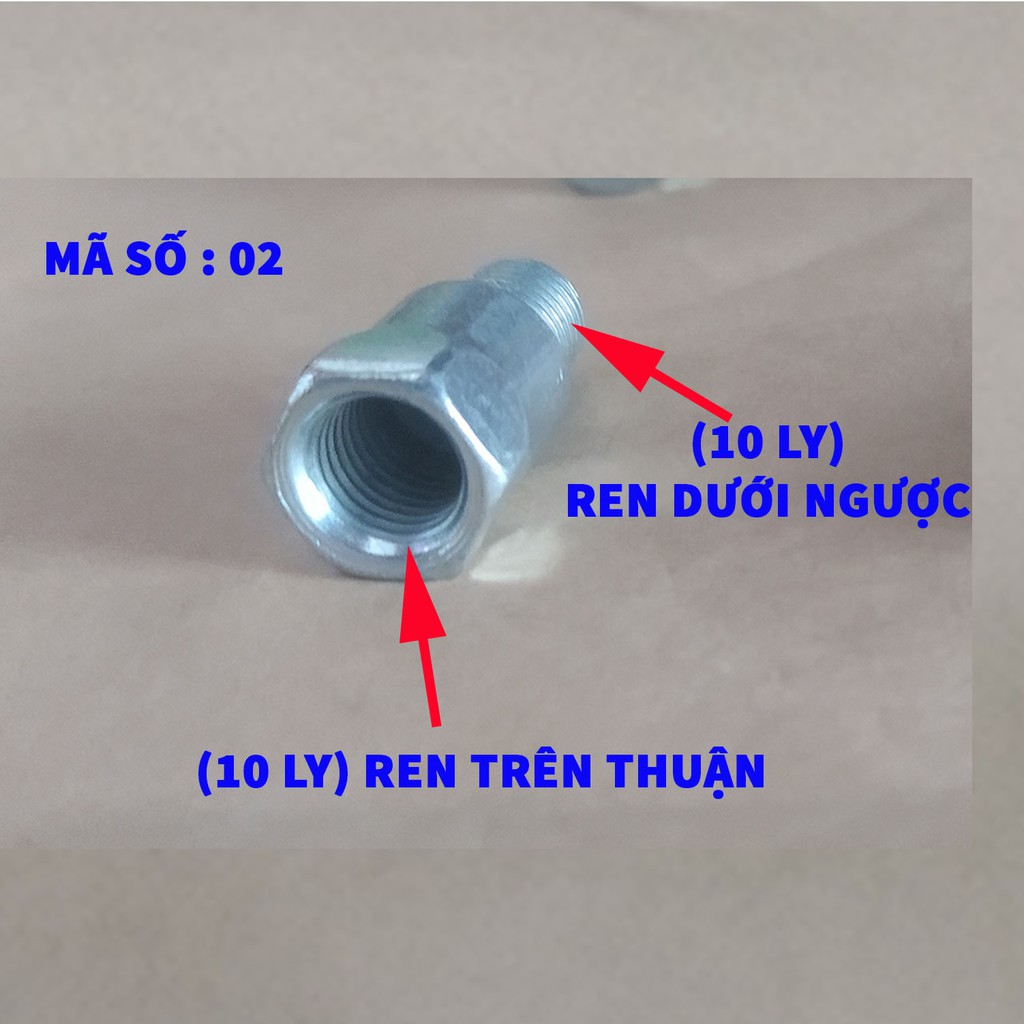 1 Con Ốc Nối Chuyển Ren Chân Gương Xe Máy Dài 3cm Lưu Ý : Chọn Đúng Phân Loại Khi Mua & Cần tư vấn chat vs shop