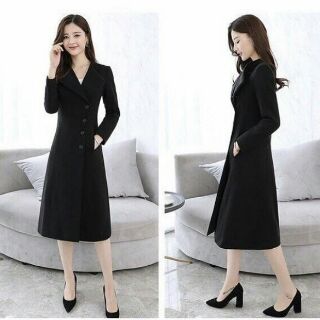 Đầm cổ vest