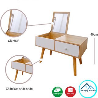 Bàn trang điểm ngồi bệt mini gỗ malaysia - Hàng xuất khẩu nhật - Bảo hành 1 năm 1 đổi 1