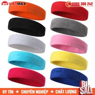 Băng Đô Headband Thể Thao Cài Đầu Đeo Trán Chống Trượt Co Giãn Thời Trang Thấm Hút Mồ Hôi Tối Ưu Khi Vận Động, Tập Yoga,