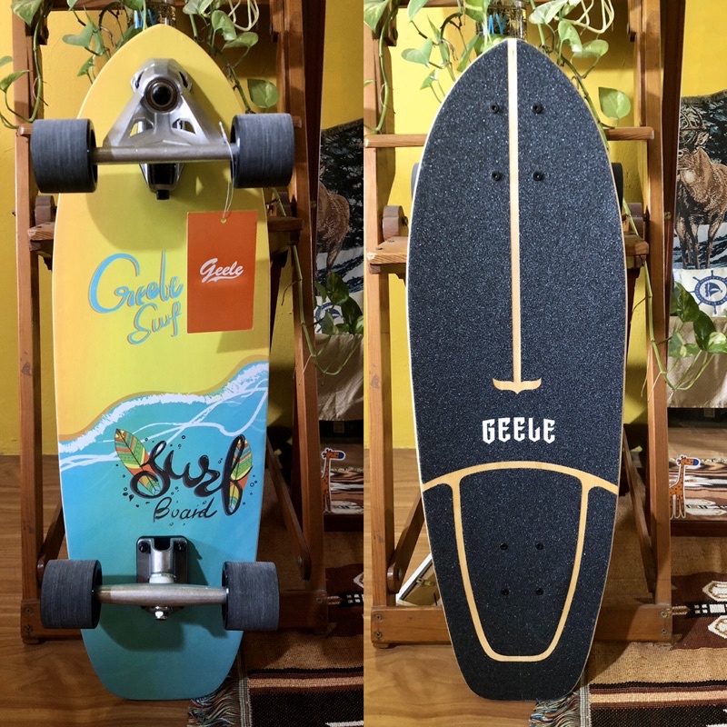 Ván surfskate geele