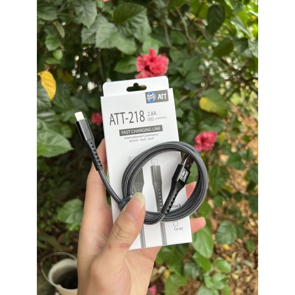 Cáp Sạc Ligning ATT Bọc Cước Siêu Bền Bảo Hành 18 Tháng