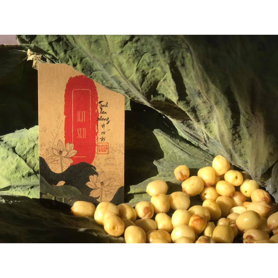 Gói hạt sen Huế sấy ăn liền ⚡LOẠI 1, THƠM BÙI - GÓI 100GR⚡ Hạt sen sấy bổ dưỡng, tốt cho sức khỏe