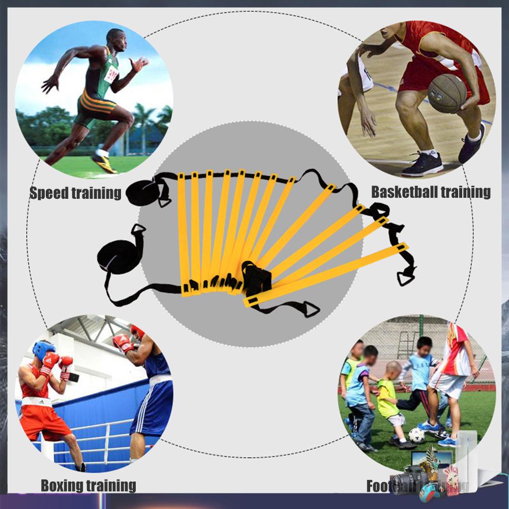 Bộ Dụng Cụ Thang Dây Luyện Tập Tốc Độ Đá Bóng