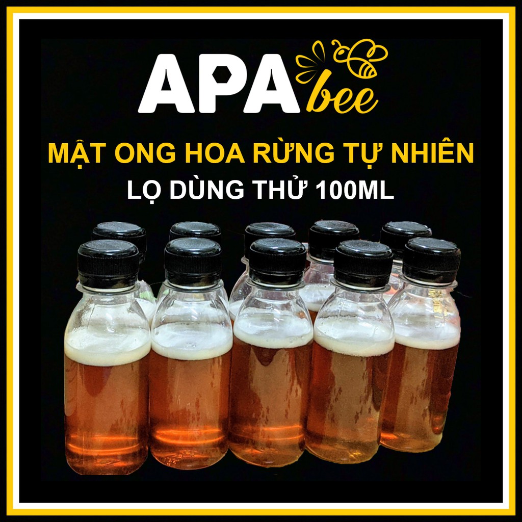 Mật ong nguyên chất hoa rừng tự nhiên APABEE 100ml Ong Nội - Mật ong nuôi.