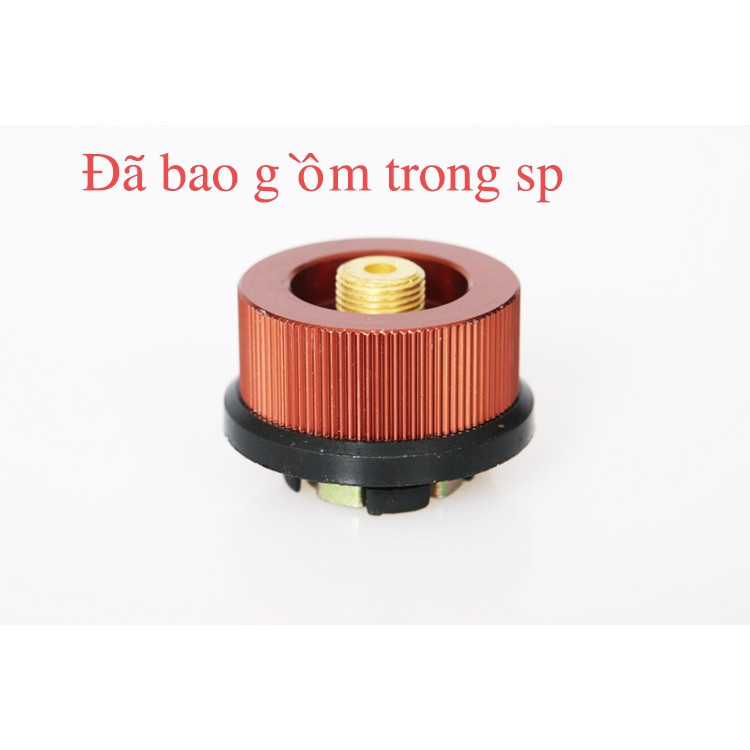 Bếp gas mini gấp gọn cắm trại dã ngoại leo núi tiện dụng - dùng được cho bình gas mini