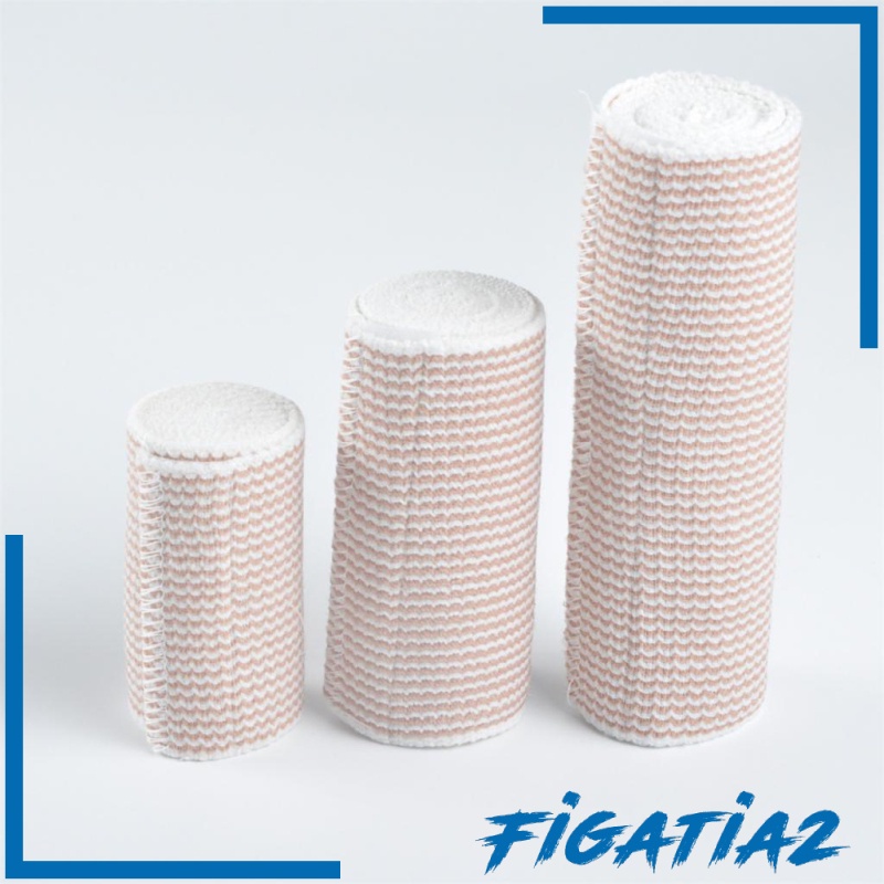 [FIGATIA2] Elastic Bandage Sports Injury Protection Compression Wrap Brace Roll 3 Inch