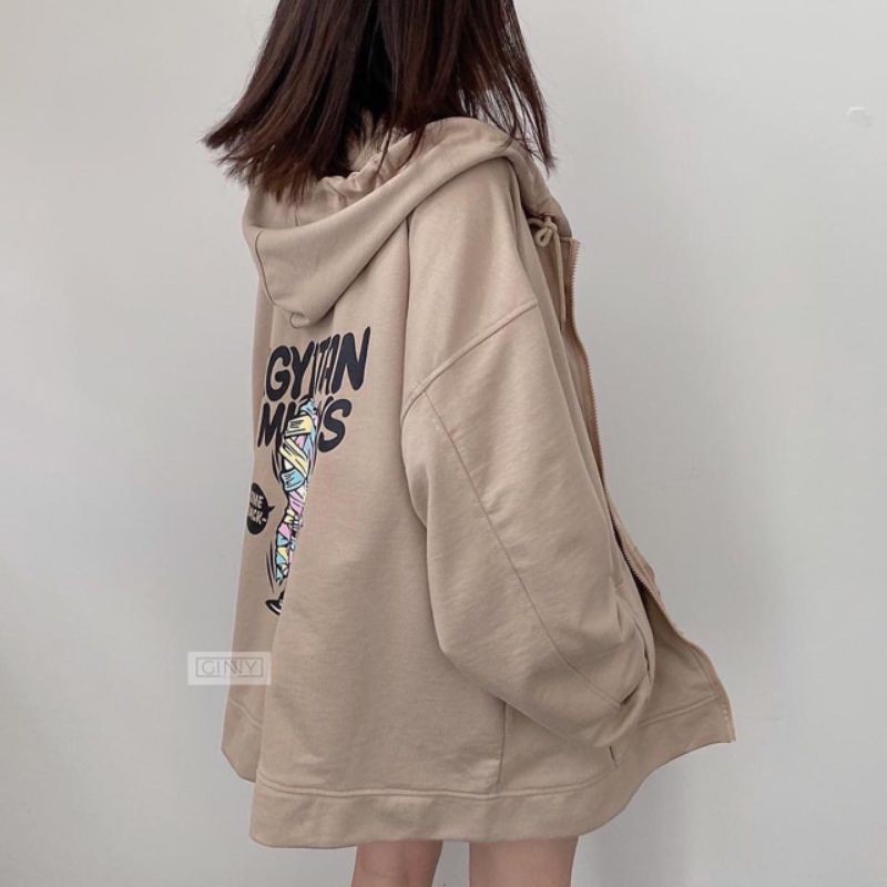 [Giá siêu rẻ] Áo khoác nỉ zip form rộng họa tiết xác ướp, đa dạng màu sắc | BigBuy360 - bigbuy360.vn