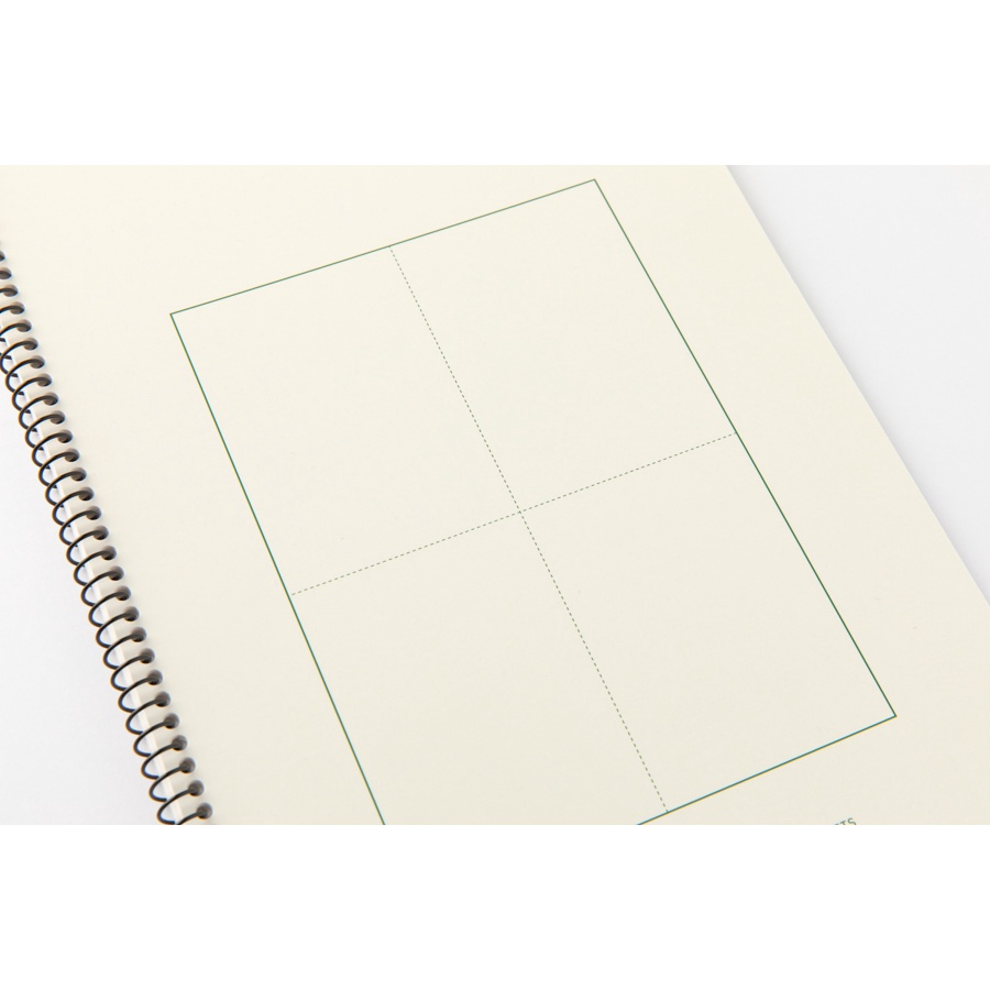 Set 3 Sổ Tay ARTBOX Hàn Quốc Khổ B5 Thiết Kế Kẻ 4 Ô Đơn Giản