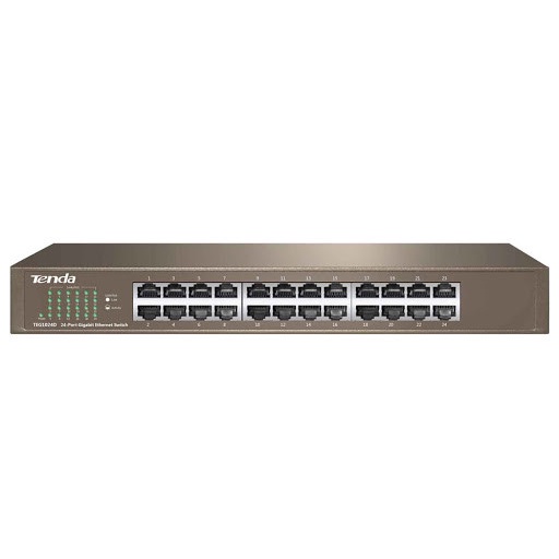 Bộ Chia Mạng 24 Cổng Giga Tenda TEG1024D, 16 Cổng Giga Tenda TEG1016M Tốc Độ 1000Mbps - Hàng Chính Hãng