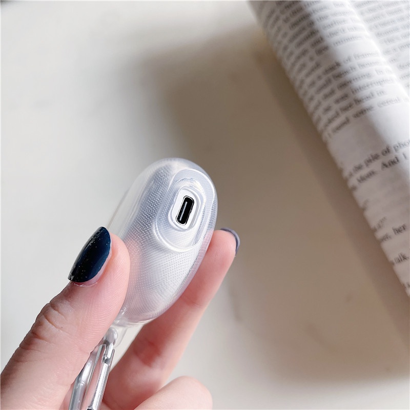 Sẵn Sàng!Vỏ Bảo Vệ Hộp Đựng Tai Nghe Airpods Trong Suốt In Hoạt Hình Snoopy Disney F9