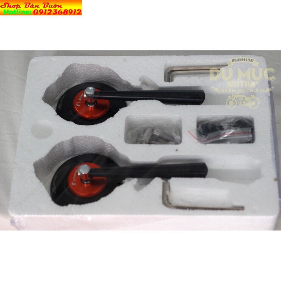 gương chiếu hậu tròn rizoma loại cnc cao cấp(giá 1 chiếc)