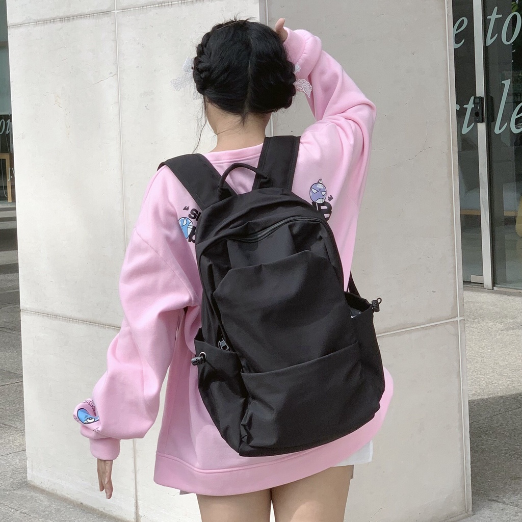 Balo basic thời trang đi học du lịch cá tính cao cấp vải oxford chống nước