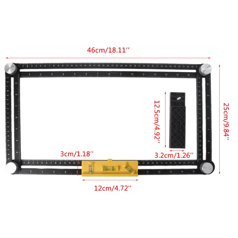 Thước Đo Góc Dạng Gập Tiện Dụng Chất Lượng Cao