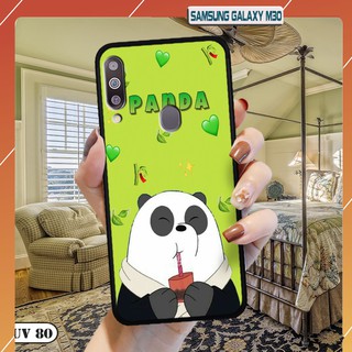 Ốp Samsung Galaxy M30 - lưng nhám viền dẻo ngộ nghĩnh