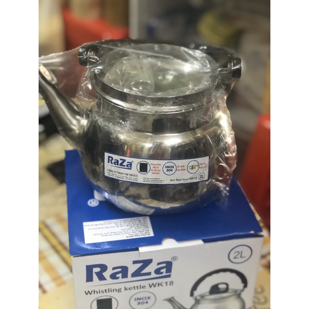 (CÓ GIAO GẤP NOW, GRAB) Ấm nấu nước inox reo 2L (Inox 304) Sử dụng cho bếp từ và các loại bếp khác