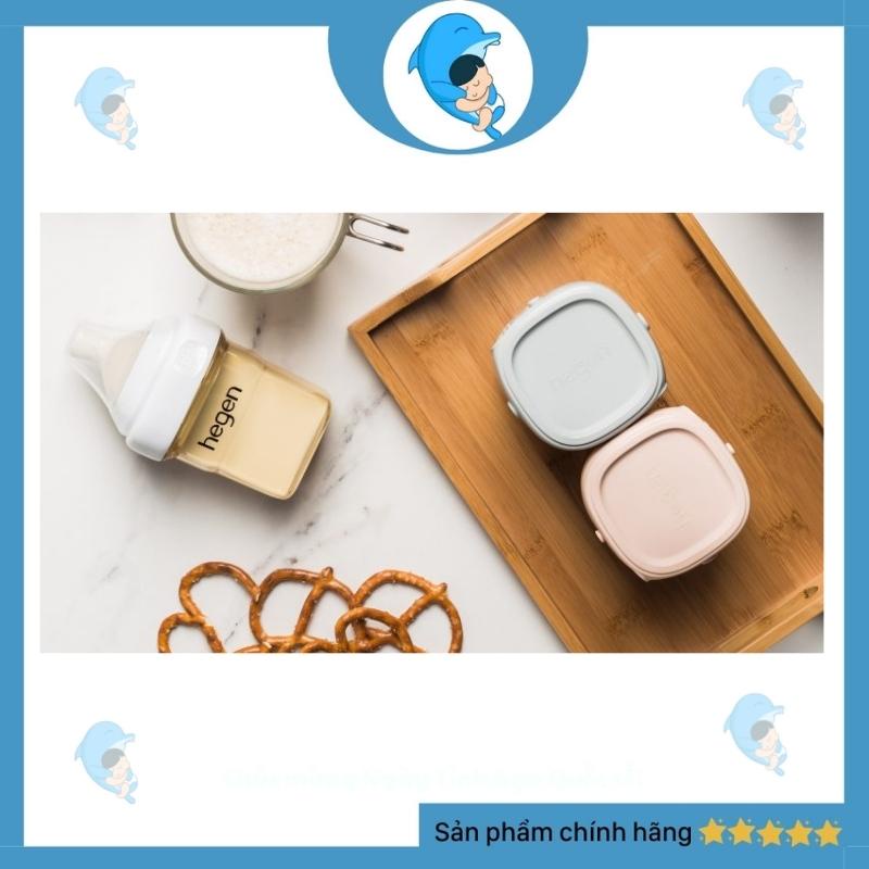 Nắp đậy bình sữa, bình trữ sữa dùng cho bình Hegen cổ rộng giúp cất trữ sữa dễ dàng hơn