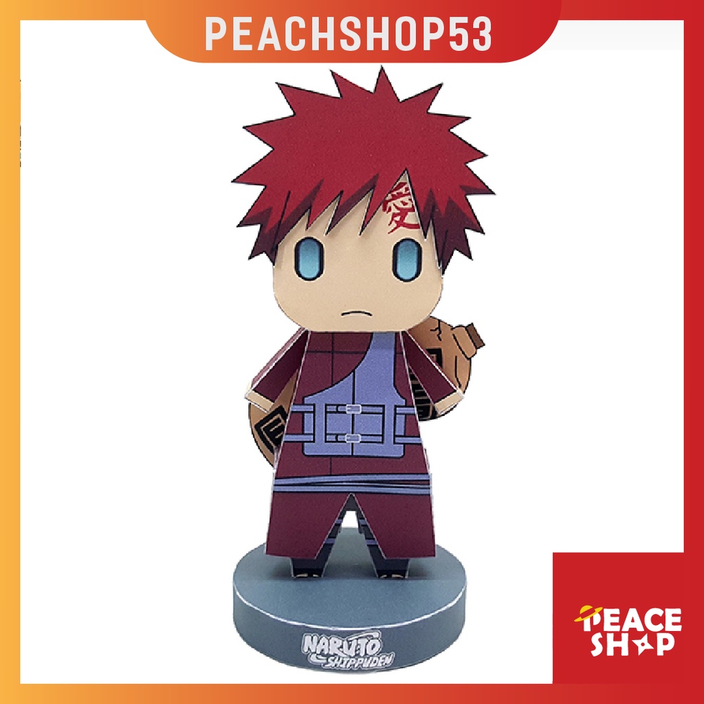 Mô hình giấy Anime Chibi Gaara - Naruto Shippuden OS11